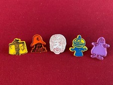 1980's, McDonald's, "Plastic Rings" Set of 5  Scarce / Vintage