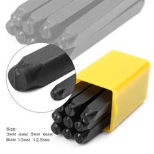 0-8 Number Punch Marking Stamping Tool Kit Set Hardened Steel Metal Craft