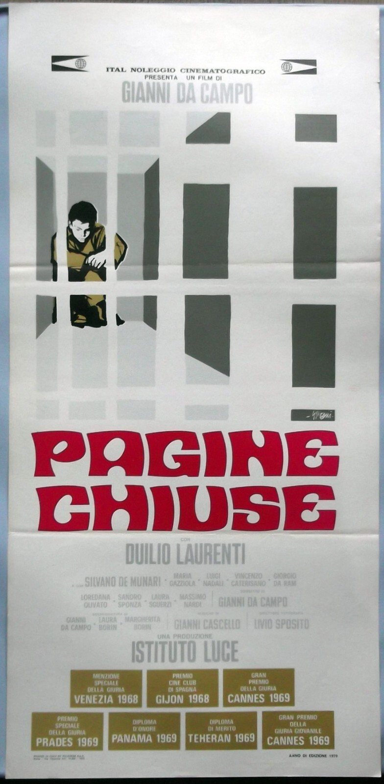 Locandina di Pagine chiuse (1968)
