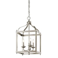 Pendelleuchte Deckenlampe Stahl Nickel D 30,5 Cm Esszimmerlampe 3 Flammig