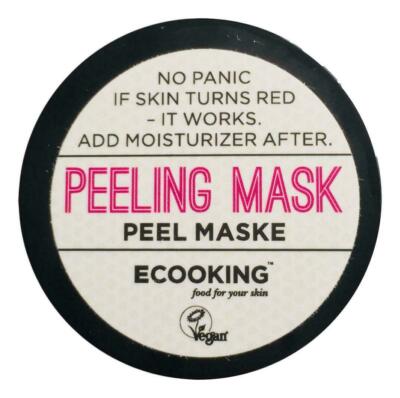 NEU ECooking Peeling Maske 100% Vegan, AHAs & Milchsäure - 15ml