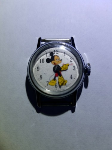 SUPER RARA VINTAGE MICKEY MOUSE US Time Orologio meccanico INGERSOLL  SPEDIZIONE GRATUITA | eBay