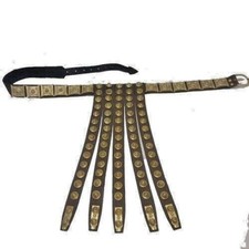 Roman Belt Heavy Brass Leather Belt Medieval Greek Spartan Cingulum Centurion
