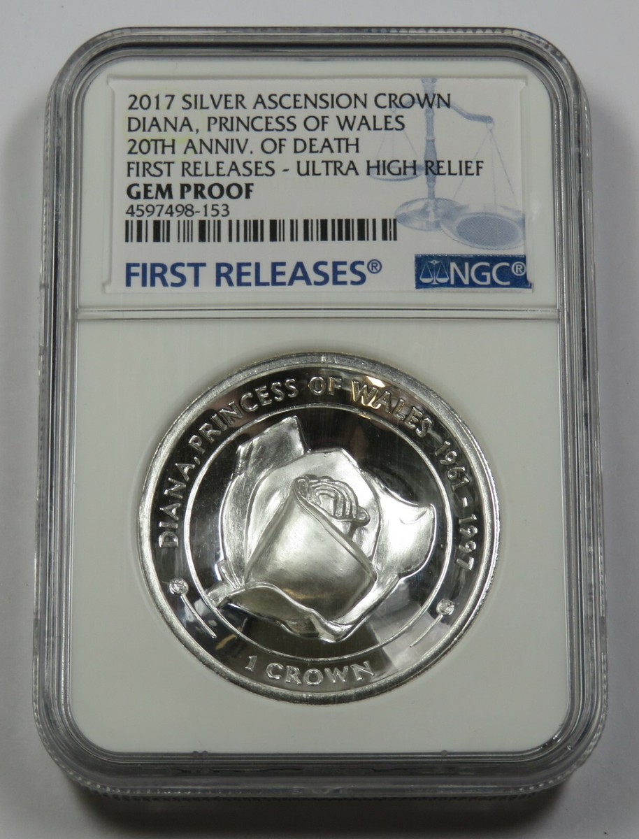 2017 NGC GEM PR ULTRA HIGH RELIEF | 2oz Silver Princess Diana 20th