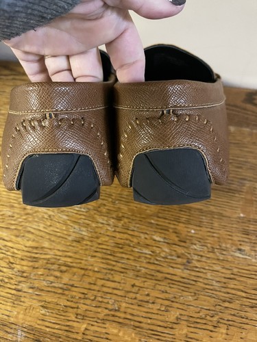 GUESS Mens Art Mov Logo Driving Loafer Medium Brown US 9 - Picture 3 of 7