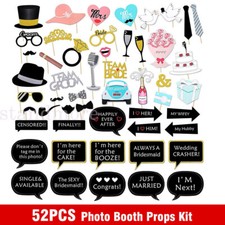 Photo Booth Props Birthday Wedding Mustache Lips Stick Hen's Party Photobooth UK