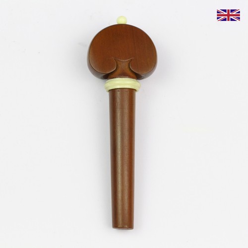 Finest Quality Boxwood Violin Peg Set - Heart Model - White Trim - Picture 4 of 4