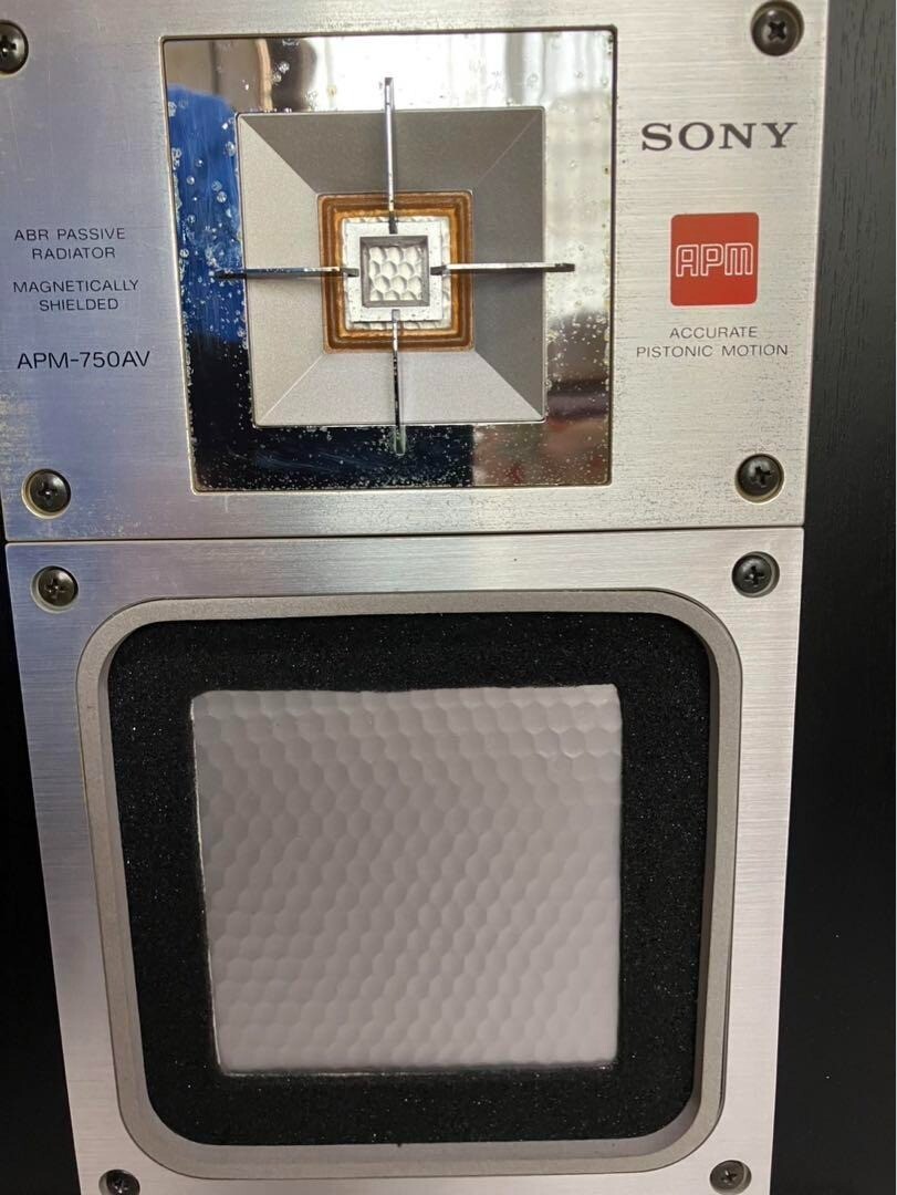 スピーカーシステム　SONY APM-750AV 昭和レトロ　2台　1set SONY APM-750AV Speakers Magnetically Shielded Units ABR