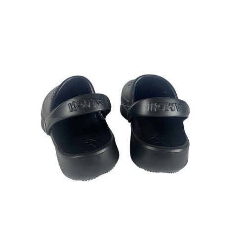 Zoccoli slip-on Amoji unisex neri taglia 9 - Foto 3 di 4