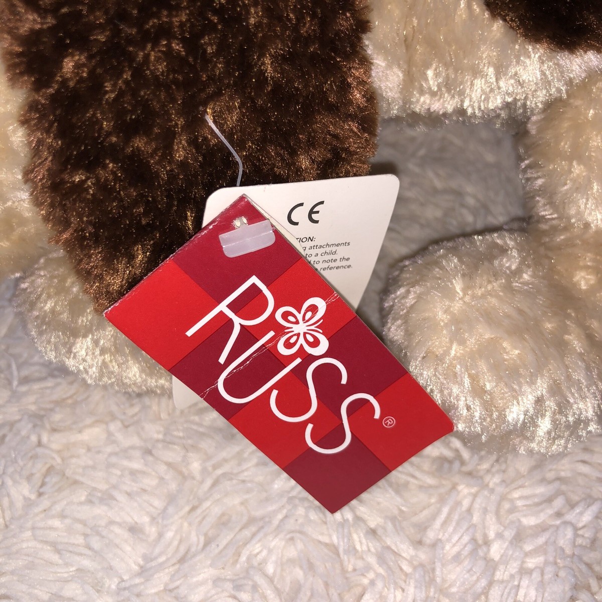 Russ Berrie Droozy The Dog Puppy Cuddly Plush Soft Toy with Tags