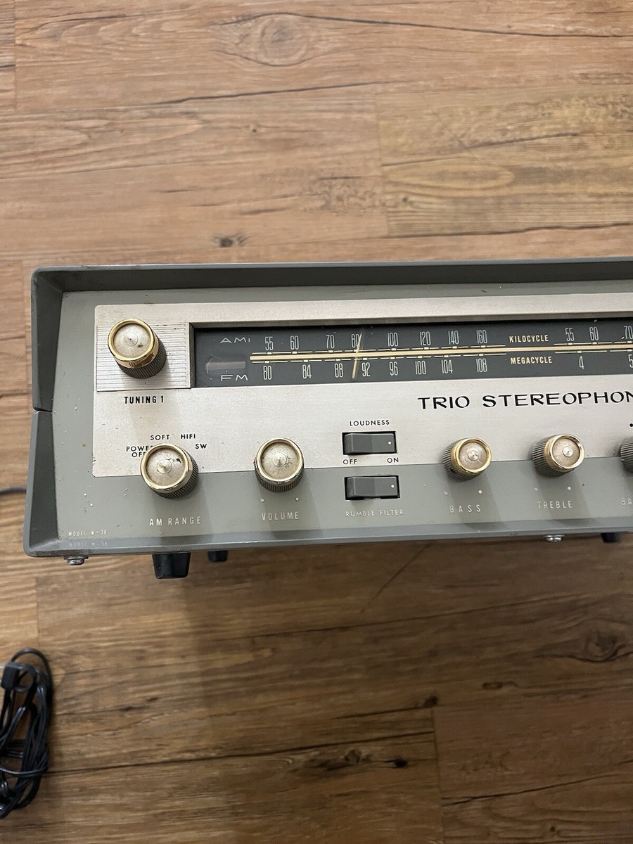 Trio W-38 Vintage Stereo Tube Amplifier Made In Japan | eBay