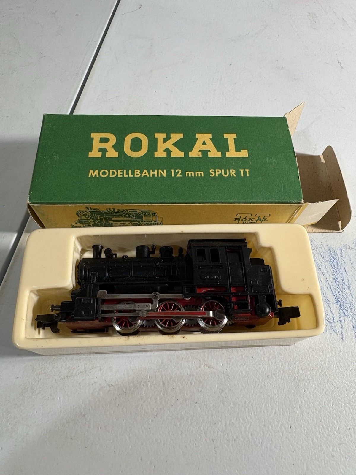 Rokal TT 01011 BR89 005 Steam Tank Locomotive w/Box – West Germany 12mm Spur TT