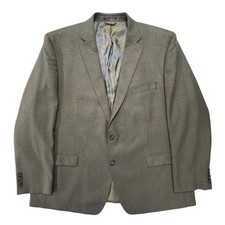 Lauren Ralph Lauren Clasic Fit Sport Jacket Blazer Mens 50R Brown Blue M128