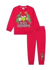 The Grinch Toddler Printed Sweatshirt & Jogger set, 2 Piece Set, Sizes 2T - 5T