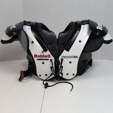 Riddell Warrior IIX Football SHOULDER PADS SIZE Youth Large 13-14  GUC