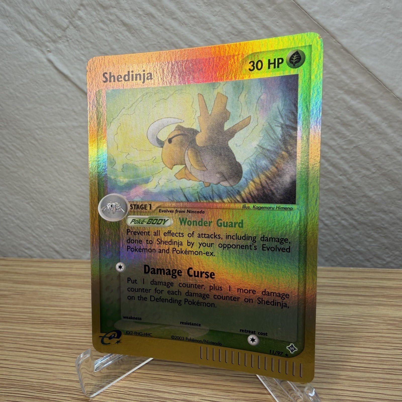 Shedinja Reverse Holo NM Near Mint! 11/97 Dragon E-Reader 🤩
