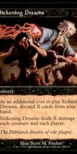 Sickening Dreams LP Light Play Torment MTG [9993]