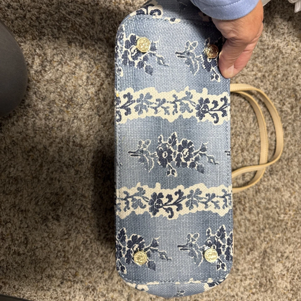 Bolso de mano Spartina 449 Isla azul lino Foto 2 de 4