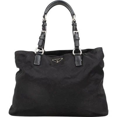 Prada Nylon Triangle Tote Shoulder Bag Tasche - Bild 1 von 4