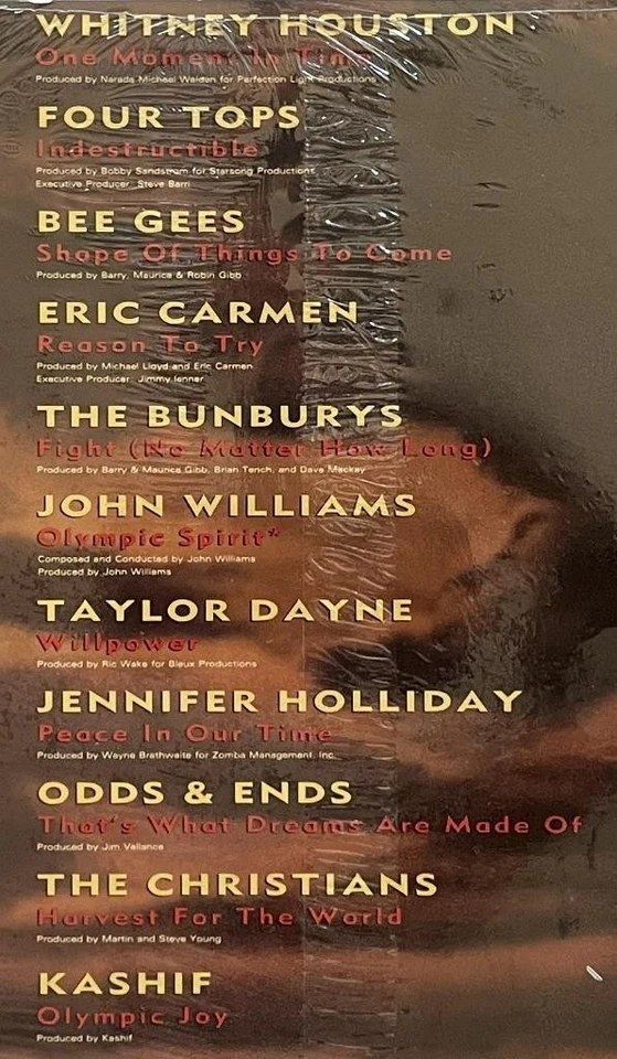 1988 Summer Olympics Album "One Moment in Time" LP SEALED NOS Whitney Houston Foto 3 de 3