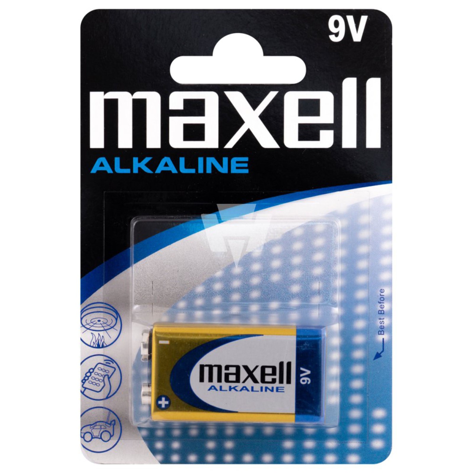 Аккумулятор Maxell Alkaline 6LR61 напряжением 9 В
