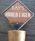 Widmer Brothers RAY'S AMBER LAGER Beer Tap Handle WOOD WOODEN Man Cave Decor Bar — photo 3