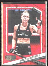 2025 Panini Combat Anthology #90 Dakota Ditcheva Red Fireworks #100/275