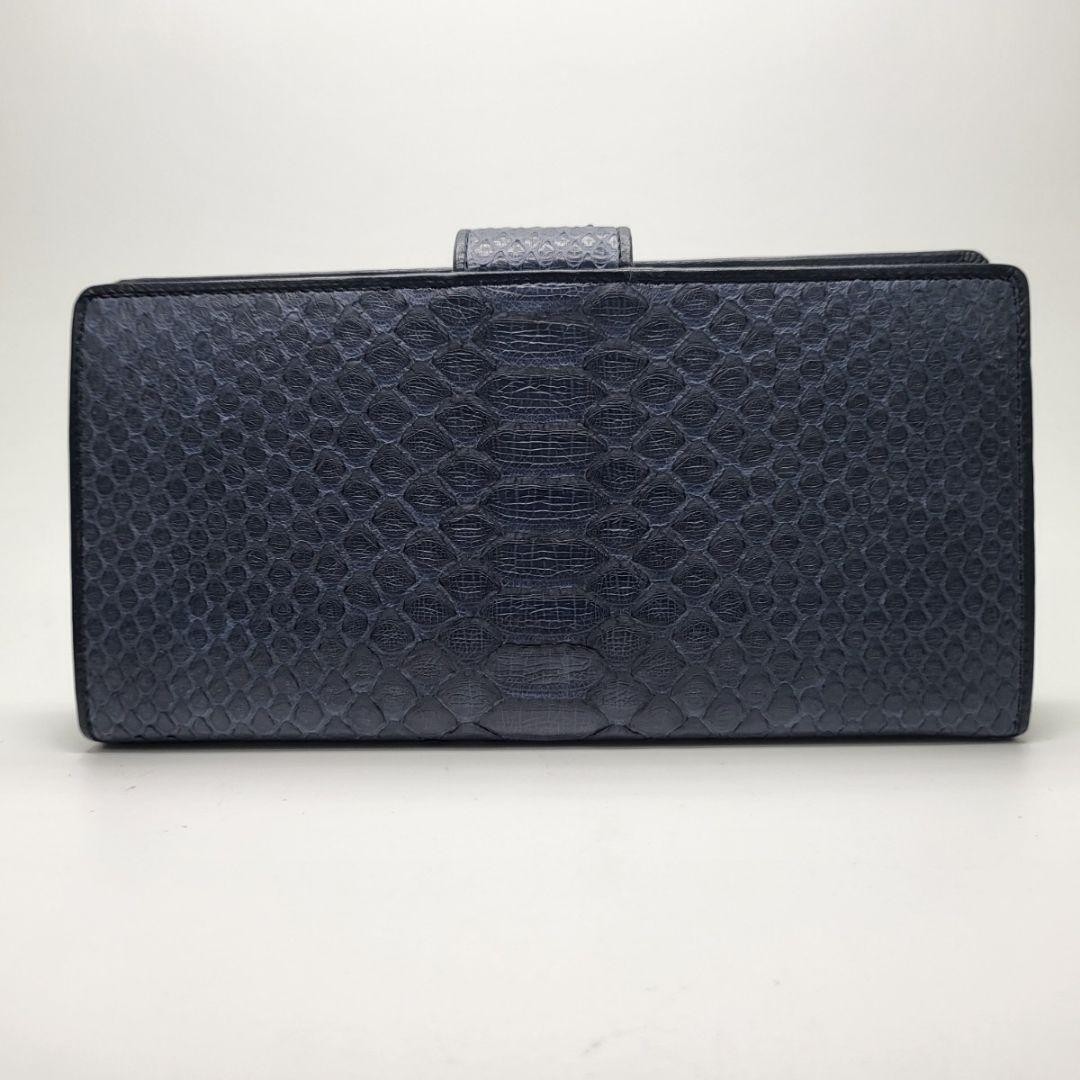 HIGH CROWN High Quality Python Leather Long Wallet - image 2