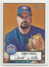 2001 Topps Heritage Black Back David Wells 76