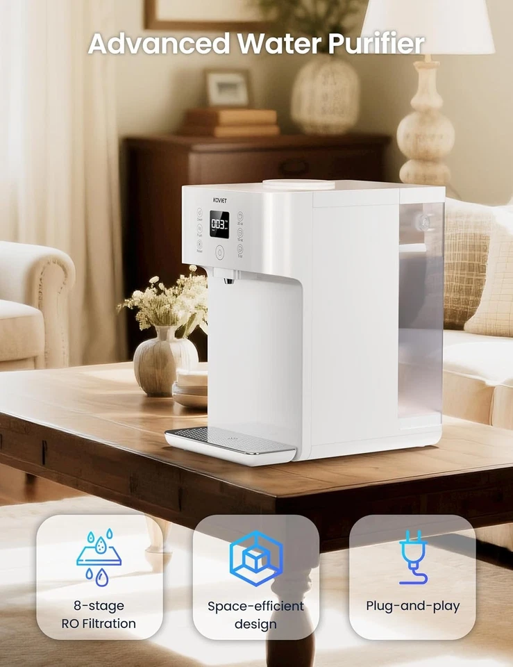 💧 Countertop Reverse Osmosis Water Filter - 8 Stages, No Installation! - NIB - Image 3 of 4
