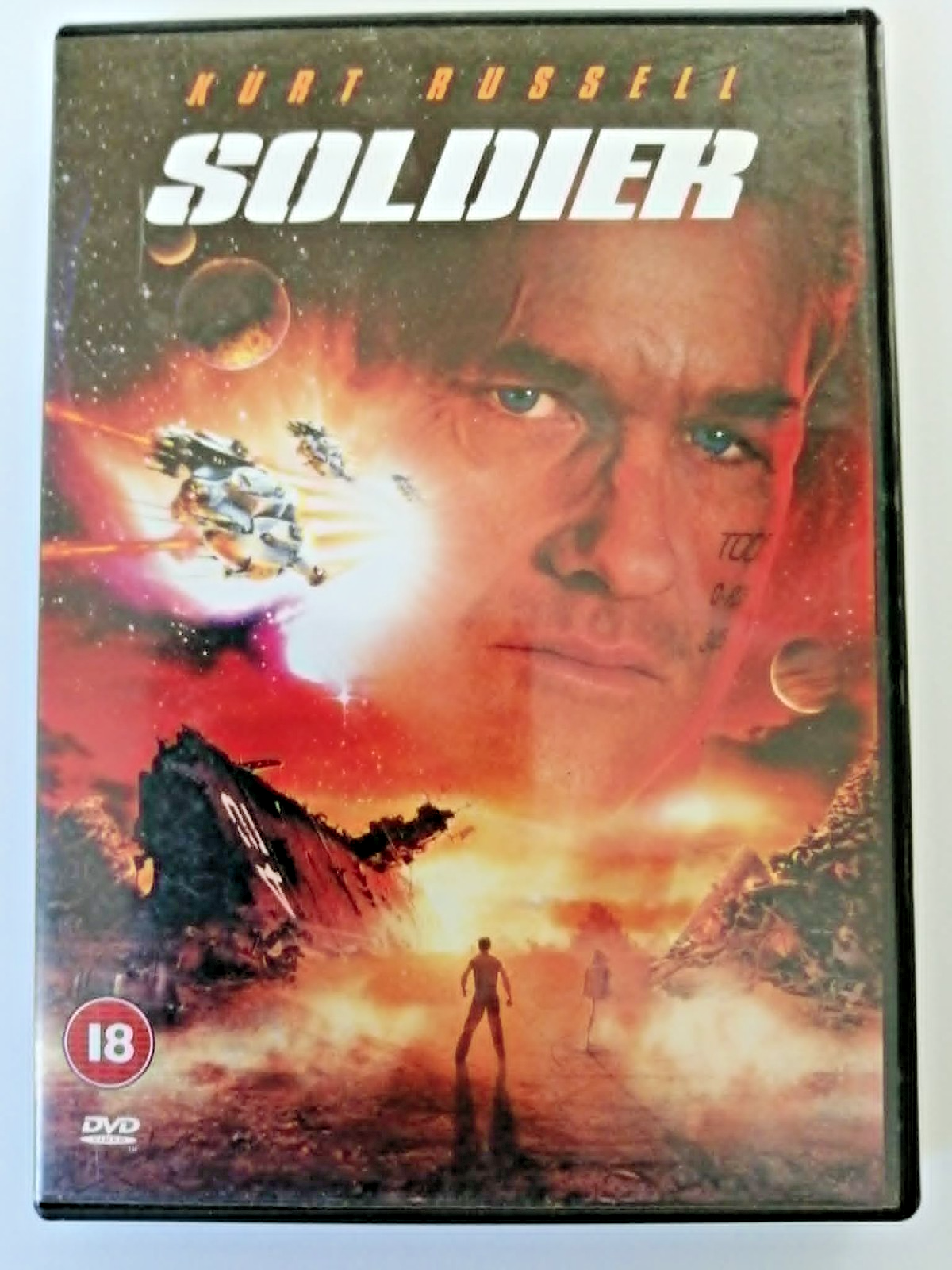 DVD Soldier. Movie. Kurt Russell. Jason Scott Lee. Connie Nielsen. Gary Busey
