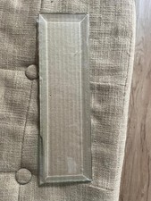 3x10 clear glass bevels. New. 20 pieces