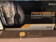 Professional Condenser Microphone Black Bundle One Pack ALPOWL BM800TZ