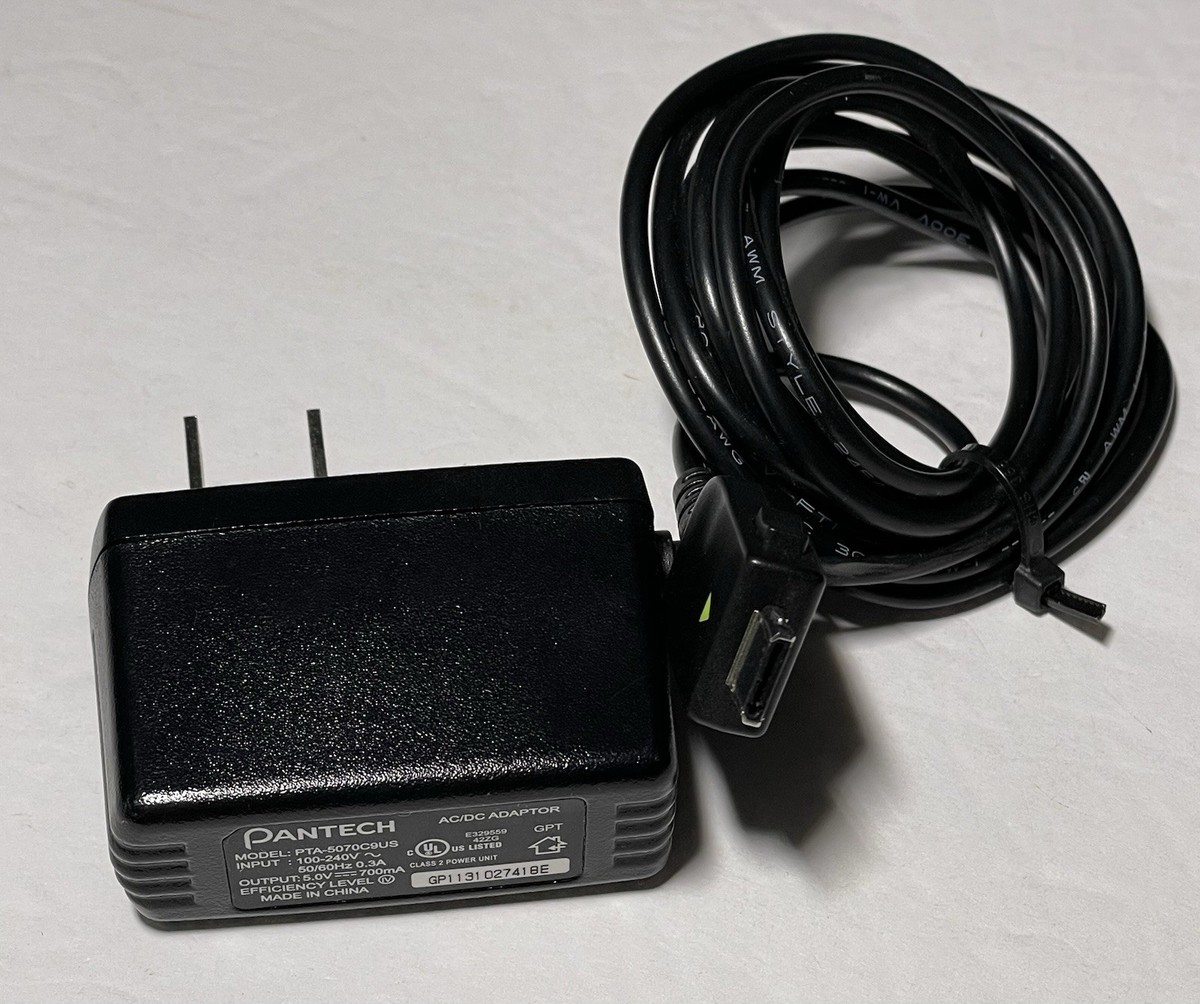 Pantech PTA-5070C9US AC Adapter Cellphone Charger Output 5V 700mA