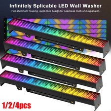 4PCS 180W Wall Wash Light LED DMX RGB Washer Stage Beam DJ Lighting Party Club