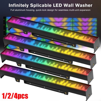 #ad 4PCS 180W Wall Wash Light LED DMX RGB Washer Stage Beam DJ Lighting Party Club $599.99