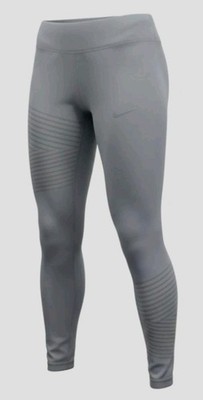 Nike Women's Epic Run / Epic Fast Reflective Running Leggings Gray with 3M! XS