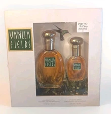 Coty Vanilla Fields Cologne Spray 2-Piece Gift Set: 1.7 fl oz & 0.5 fl oz NEW