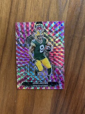 2024 Panini Mosaic Pink Swirl FOTL Josh Jacobs /13