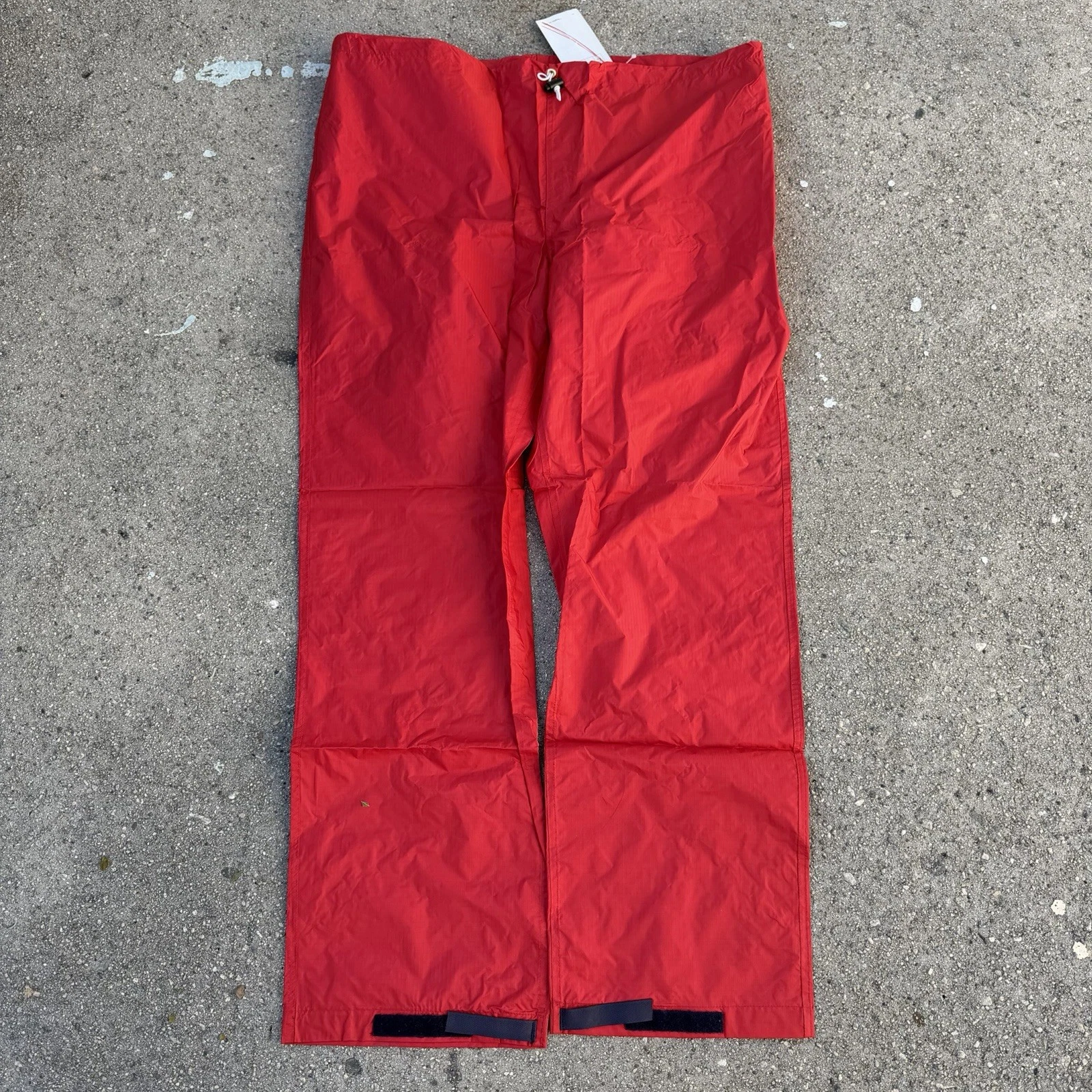 NWT Vintage 80s Patagonia Red Nylon Vapor Barrier Rain Pants XL VBL NEW
