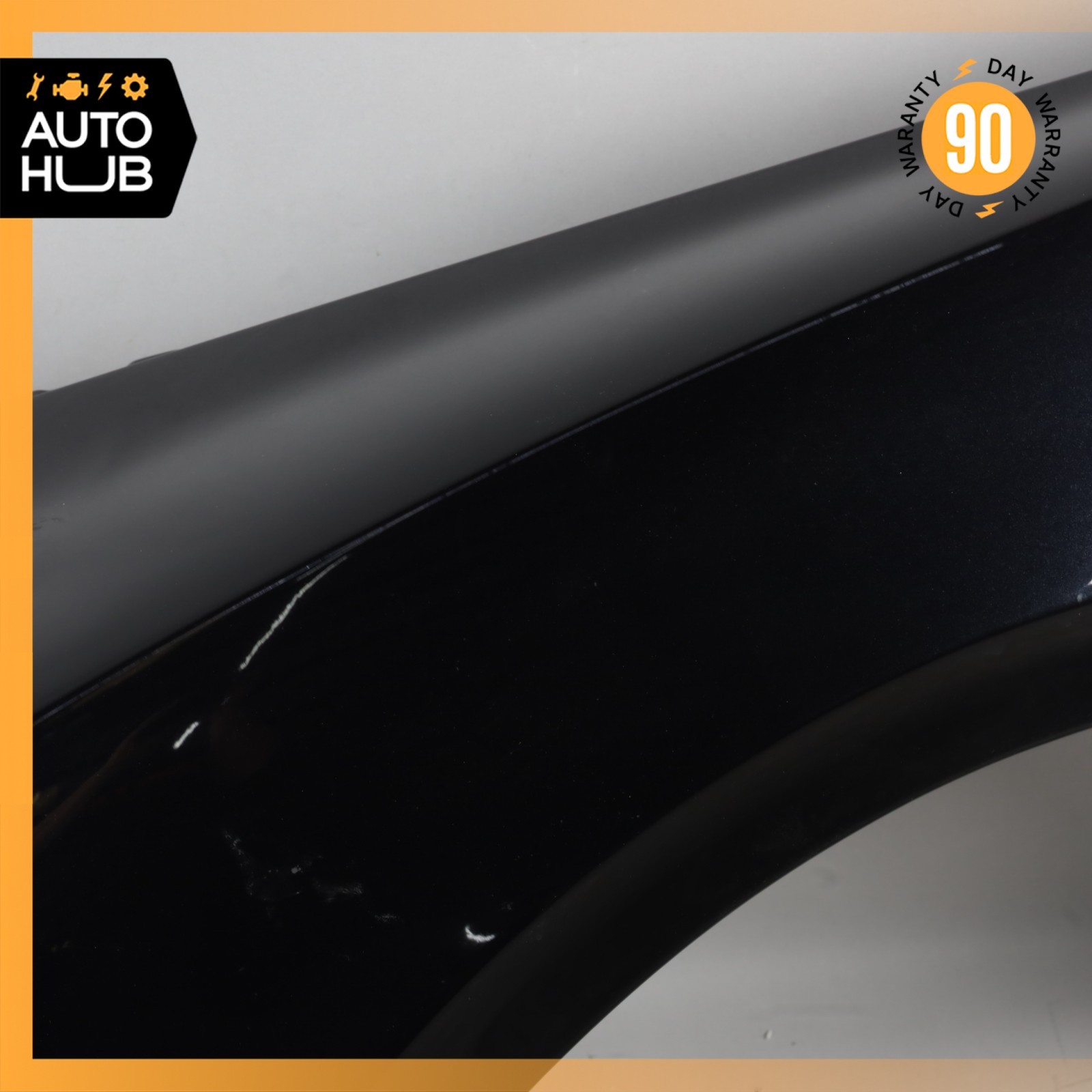14-18 Bentley Flying Spur Left Driver Fender Assembly Black 4W0821021G OEM 40k