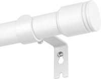 Gardinenstange Ausziehbar 80-218 Cm Weiß Vorhangstange FüR Fenster