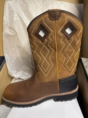 Wolverine MEN'S RANCHER PRO HYPERREST  PULL-ON COMPOSITE-TOE WORK WELLINGTON