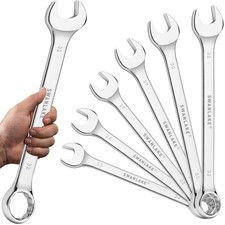 6 Pcs Combination Wrench Set Metric Standard 23mm To 32mm Large Mechanic Tool