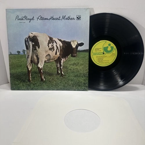 PINK FLOYD - Atom Heart Mother LP Vinyl 1975 Harvest SMAS-382  NM / EX
