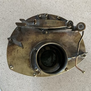 Antique Large Format Camera Lens Shutter Assembly Only Brass