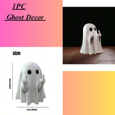 Funny  Finger Ghost Statue Halloween Resin Figurine  Home Decor