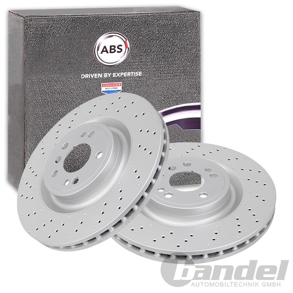 2X A.B.S. Bremsscheiben 350Mm Vorne Passend FüR MERCEDES-BENZ GLE M-KLASSE-image