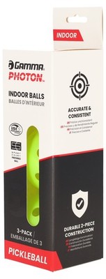 GAMMA Sports Photon Indoor Pickleball Bälle USAPA zugelassen Pickleball Zubehör...