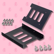 2.5" to 3.5" Bay SSD Metal Hard Drive HDD Mounting Bracket Adapter Dock / Tray